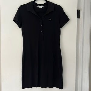 NWOT Black Lacoste Polo Dress